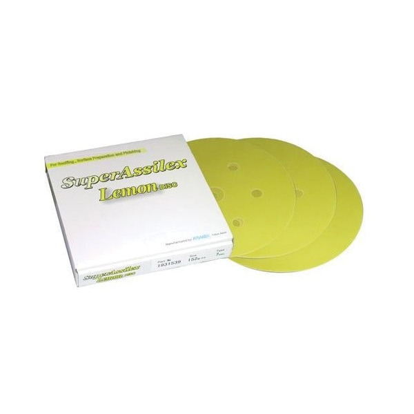 Eagle Abrasives 6' Super Assilex Discs - Lemon, 8005, 25PK 193-1539 - main